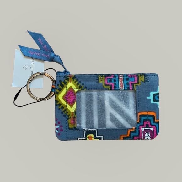 Vera Bradley Painted Medallions Zip ID Case